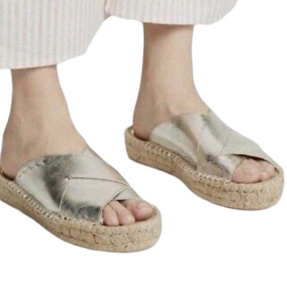 Free People Tuscan platform espadrille slip-on sandals